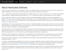 Tablet Screenshot of hardcoded.net